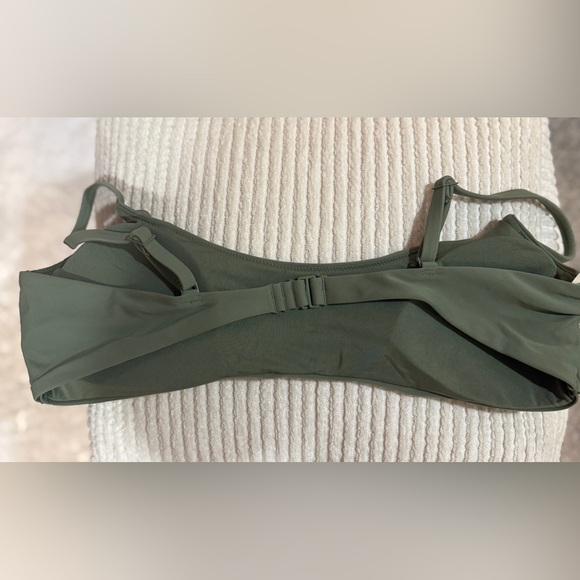 NWT Aerie Green Women's Scoop Swim Bikini - Picture 4 of 7
